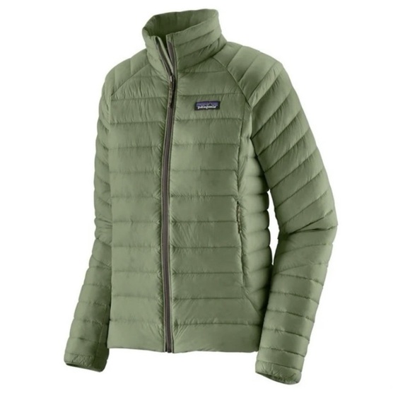 Patagonia Women’s XL Down Sweater Puffer Jacket Terrain Green NWT Puff Puffy - Picture 8 of 9
